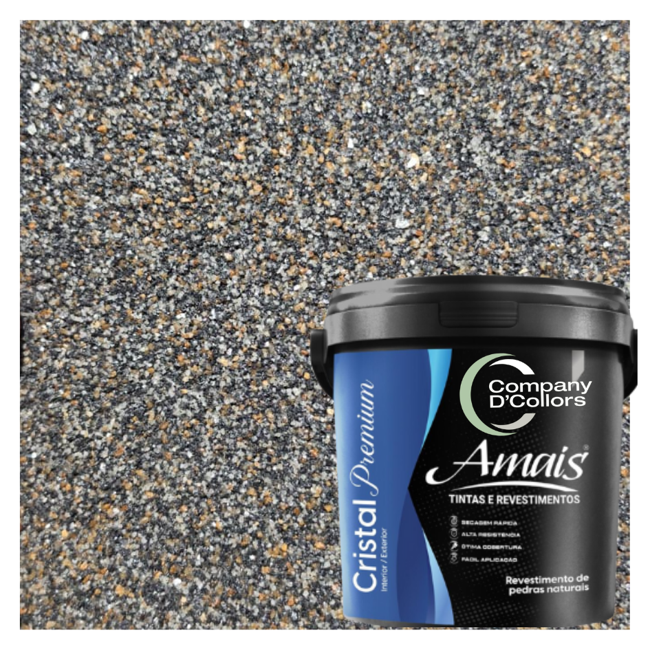 Revestimento Pedra Natural Pedra Ferro Cristal Premium Amais