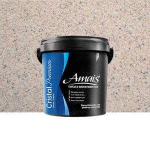Revestimento Textura Pedras Naturais - Rajada Black 23Kg Cristal Amais