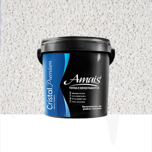 Revestimento Textura Pedras Naturais - Branco 23Kg Cristal Amais