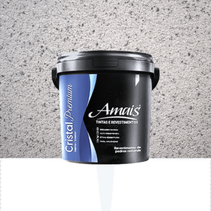 Revestimento Textura Pedras Naturais - Dallas Cinza 23Kg Cristal Amais