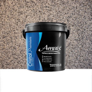 Revestimento Textura Pedras Naturais - Granito Médio 23Kg Cristal Amais