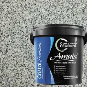 Revestimento Textura Pedras Naturais - Granito Médio 23Kg Cristal Amais