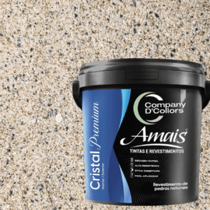 Revestimento Textura Pedras Naturais - Rajada Black 23Kg Cristal Amais