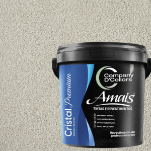 Revestimento Textura Pedras Naturais - Prata 23Kg Cristal Amais