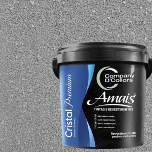 Revestimento Textura Pedras Naturais - Nanquim 23Kg Cristal Amais