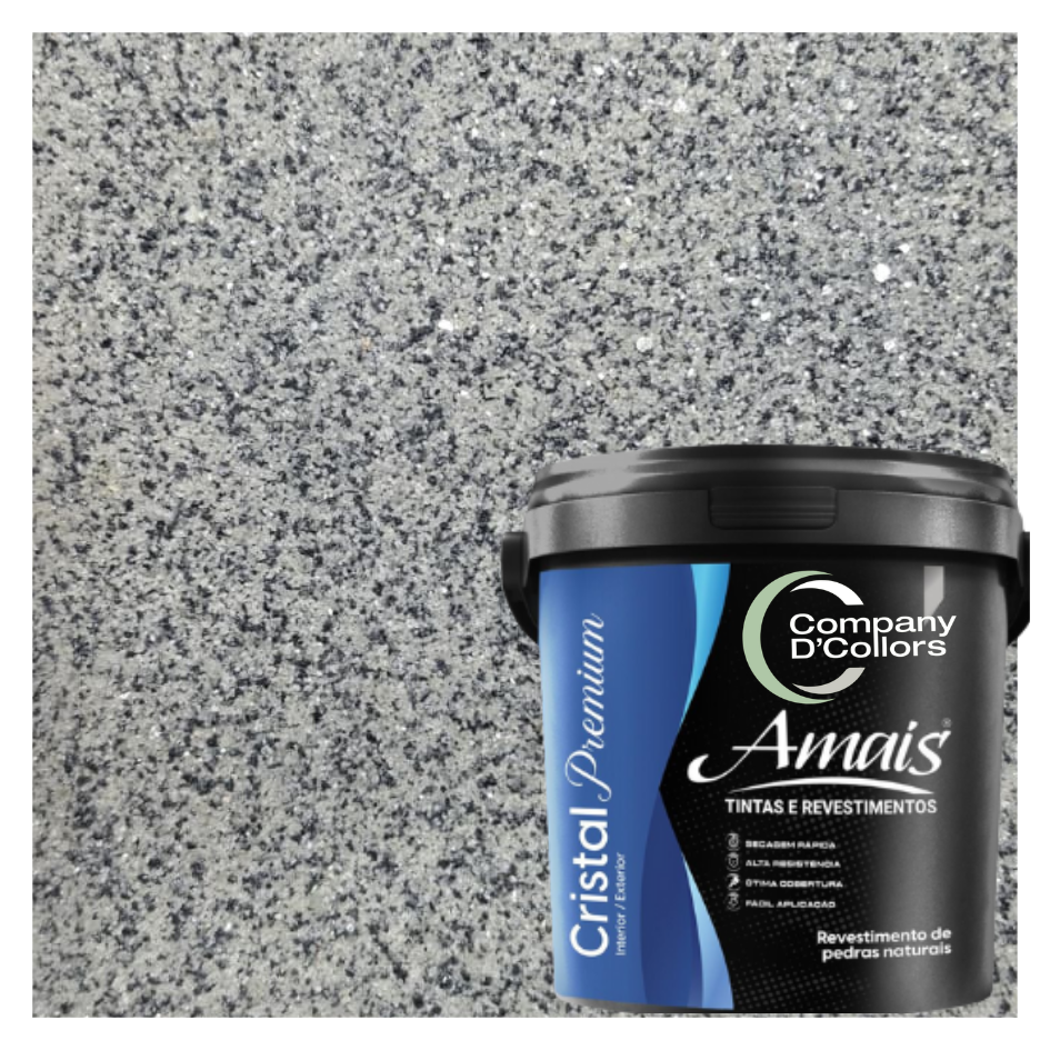 Revestimento Pedra Natural Granito Médio Cristal Premium Amais