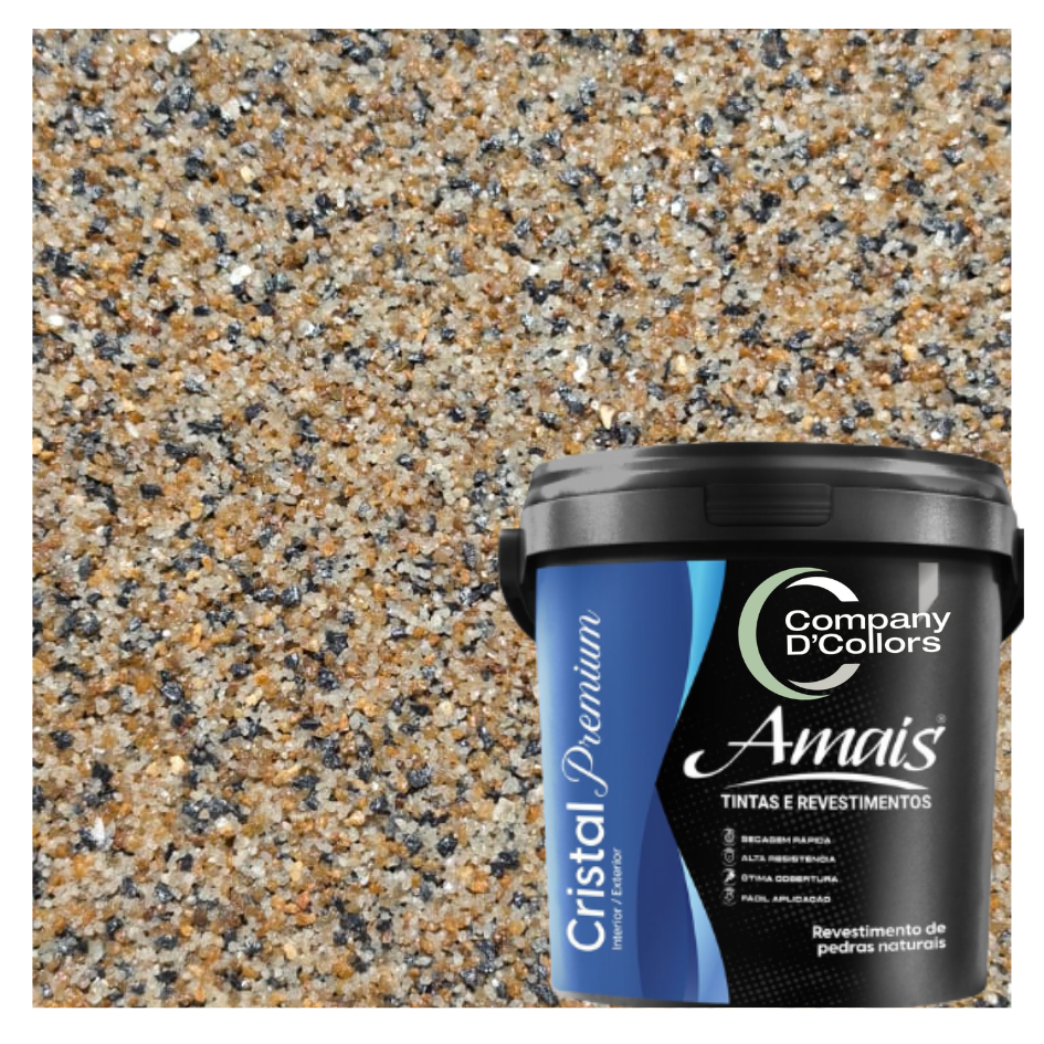 Revestimento Pedra Natural Marrocos Black Cristal Premium Amais