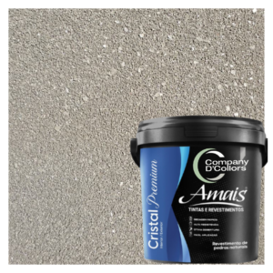 Revestimento Pedra Natural Pigmentada Nanquim Cristal Premium Amais
