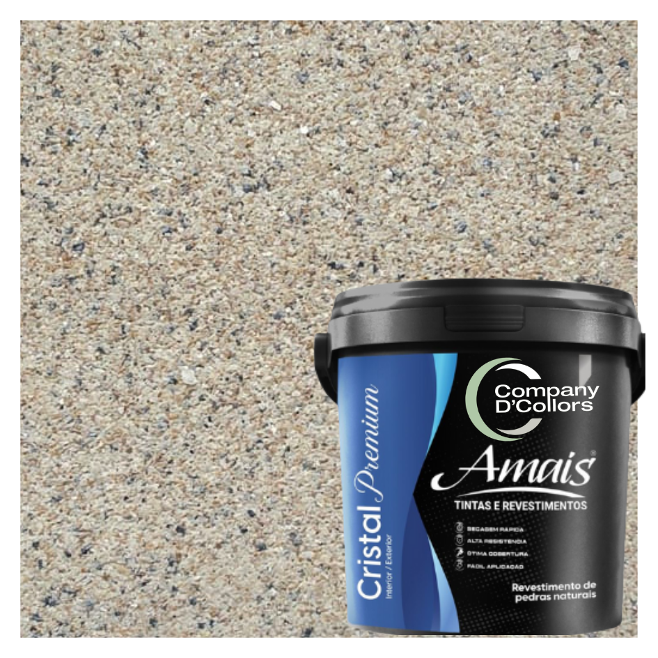 Revestimento Pedra Natural Rajada Black Cristal Premium Amais