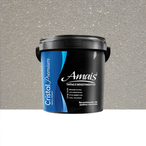 Revestimento Textura Pedras Naturais - Nanquim 23Kg Cristal Amais