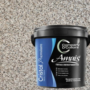 Revestimento Textura Pedras Naturais - Café Branco 23Kg Cristal Amais