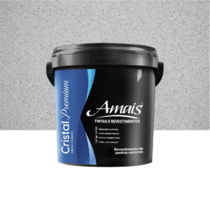 Revestimento Textura Pedras Naturais - Dallas Cinza 23Kg Cristal Amais