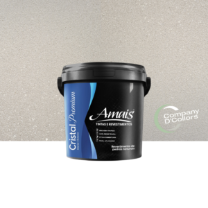 Revestimento Textura Pedras Naturais - Prata 23Kg Cristal Amais