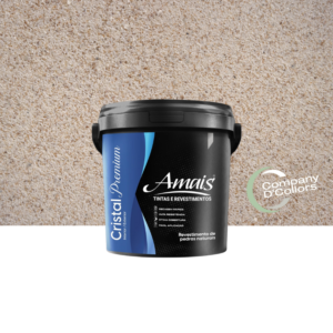 Revestimento Textura Pedras Naturais - Rajada Médio 23Kg Cristal Amais