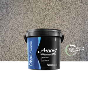 Revestimento Textura Pedras Naturais - Granito Médio 23Kg Cristal Amais