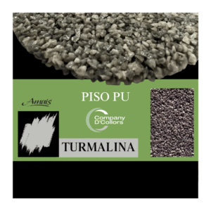 Piso PU Drenante Pedras Naturais - Turmalina 23Kg Amais