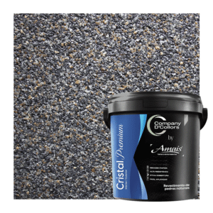 Revestimento Textura Pedras Naturais - Pedra Ferro 23Kg Cristal Amais