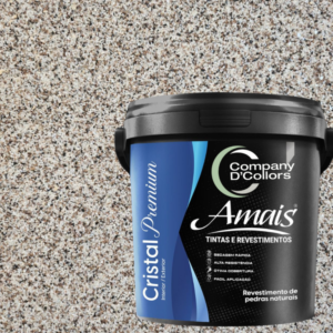 Revestimento Cristal Pedras Naturais - Café Branco - Company Dcollors