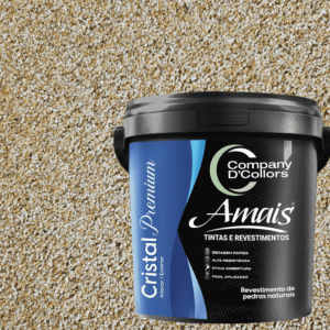 Revestimento Cristal Pedras Naturais - Ouro Paglia - Company Dcollors