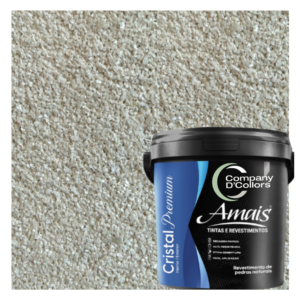Revestimento Pedra Natural Pigmentada Branco Cristal Premium Amais