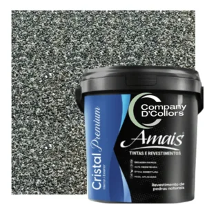 Revestimento Pedra Natural Premium- Turmalina Preta 23Kg - Company Dcollors