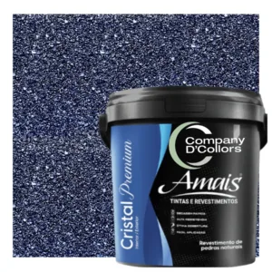 Revestimento Pedra Natural -Cristal  Azul Del Rey - Pigmentada Premium - Company Dcollors