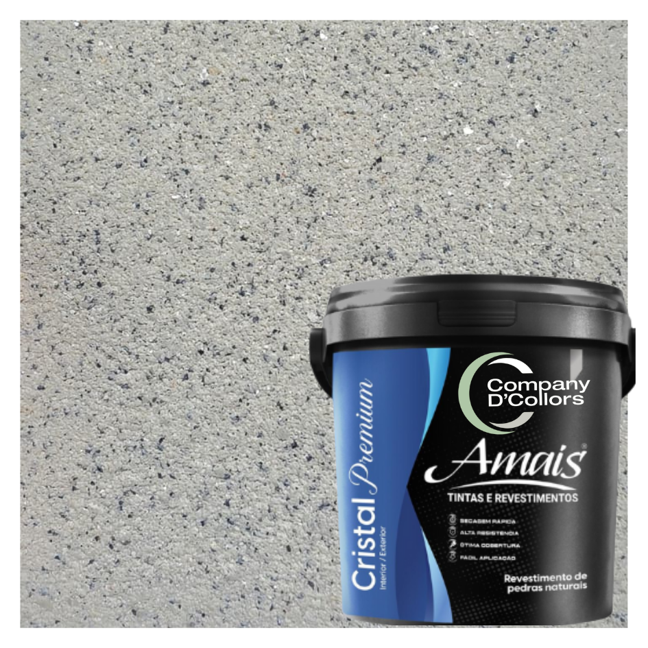 Revestimento Pedra Natural Dallas Cinza  Cristal Premium Amais
