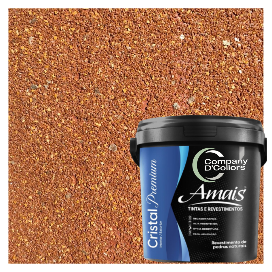 Revestimento Pedra Natural Marrocos Red Cristal Premium Amais