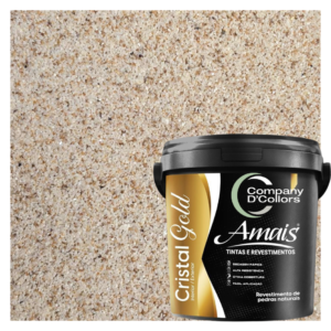 Revestimento Pedra Natural Rajada Medio Cristal Gold Amais