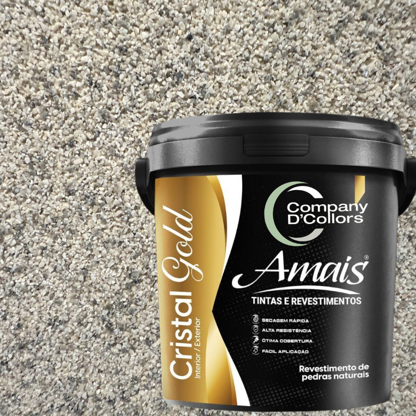 Revestimento Pedra Natural Grigio Schiaro Cristal Gold Amais