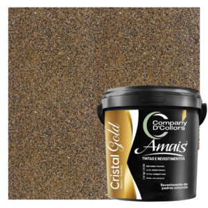 Revestimento Pedra Natural Ferro Liscio Cristal Gold Amais