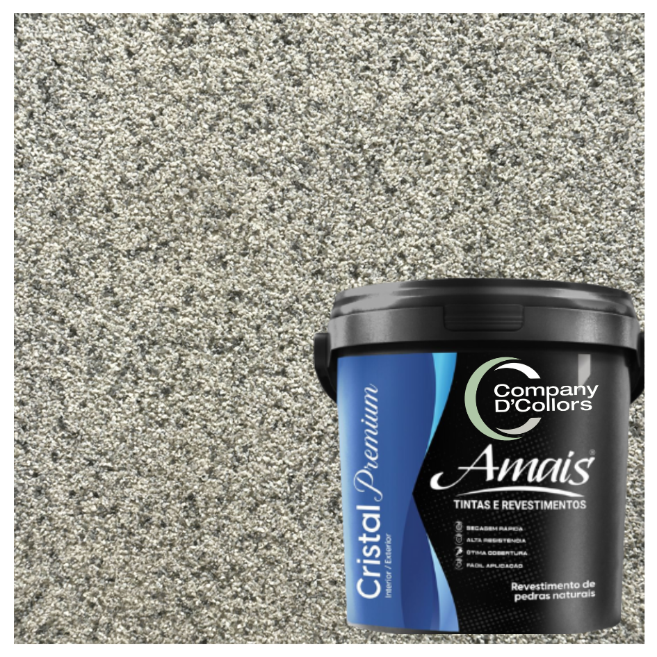 Revestimento Pedra Natural Amais Grigio Schiaro Premium - 20 Kg